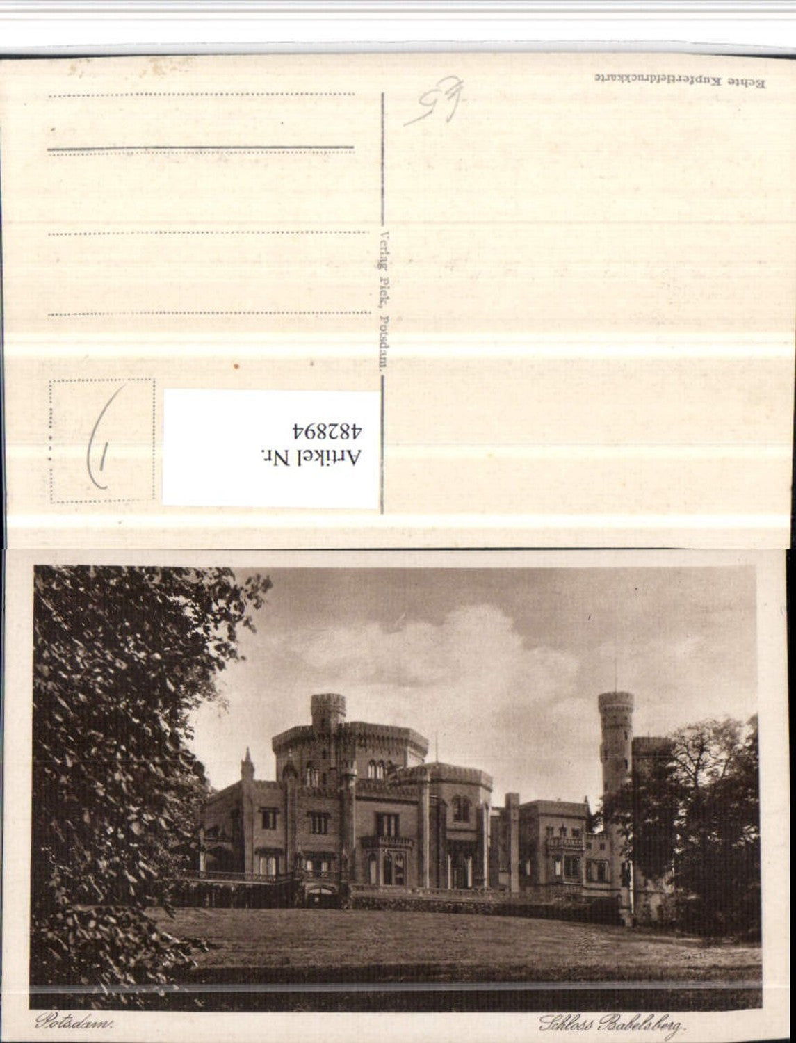482894, Potsdam Babelsberg Palace