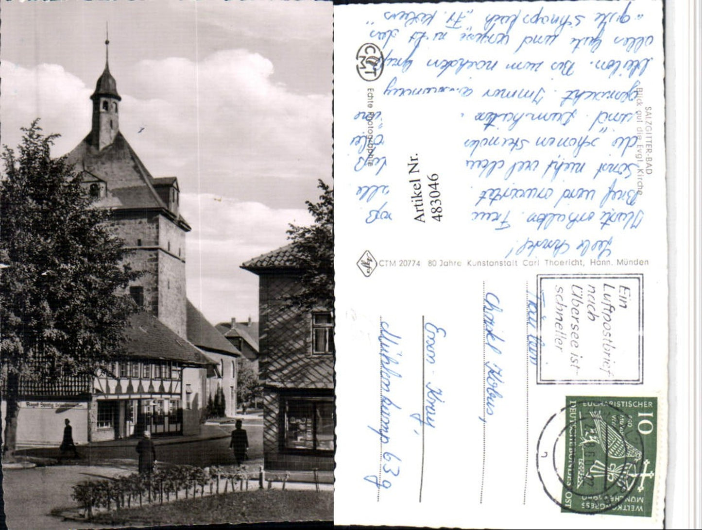 483046,Salzgitter-Bad Blick auf die Evangelische Kirche