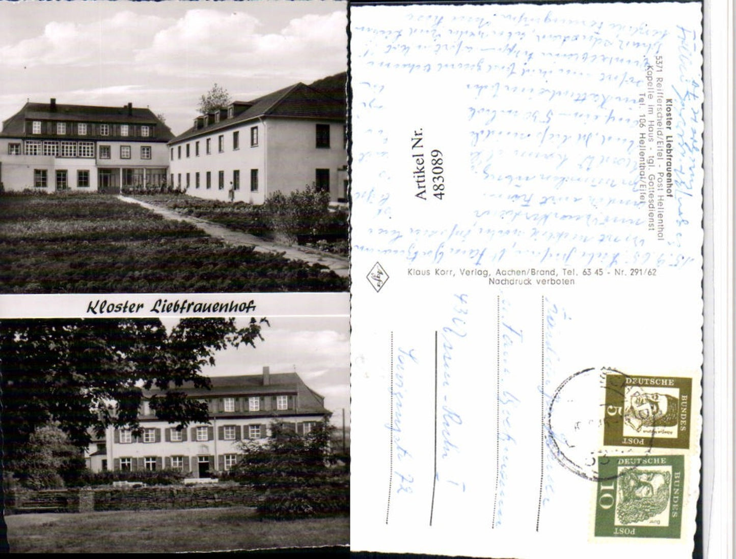 483089,Reifferscheid in d. Eifel b. Hellenenthal Kloster Liebfrauenhof Mehrbildkarte