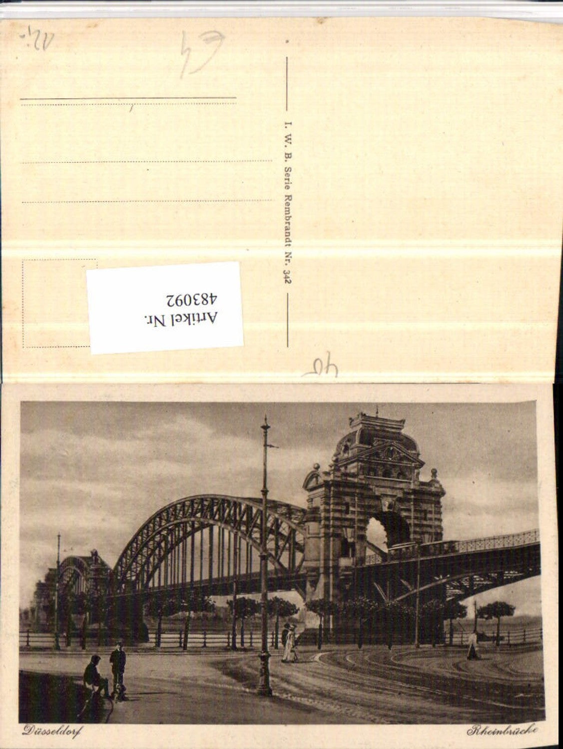 483092,Düsseldorf Rheinbrücke Brücke