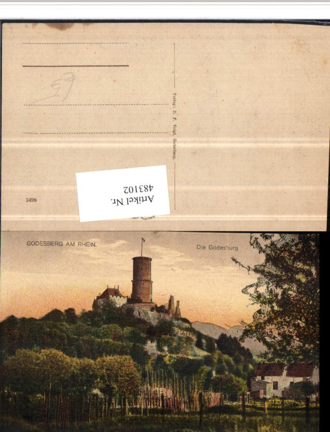 483102,Bonn am Rhein Godesberg Godesburg Burg