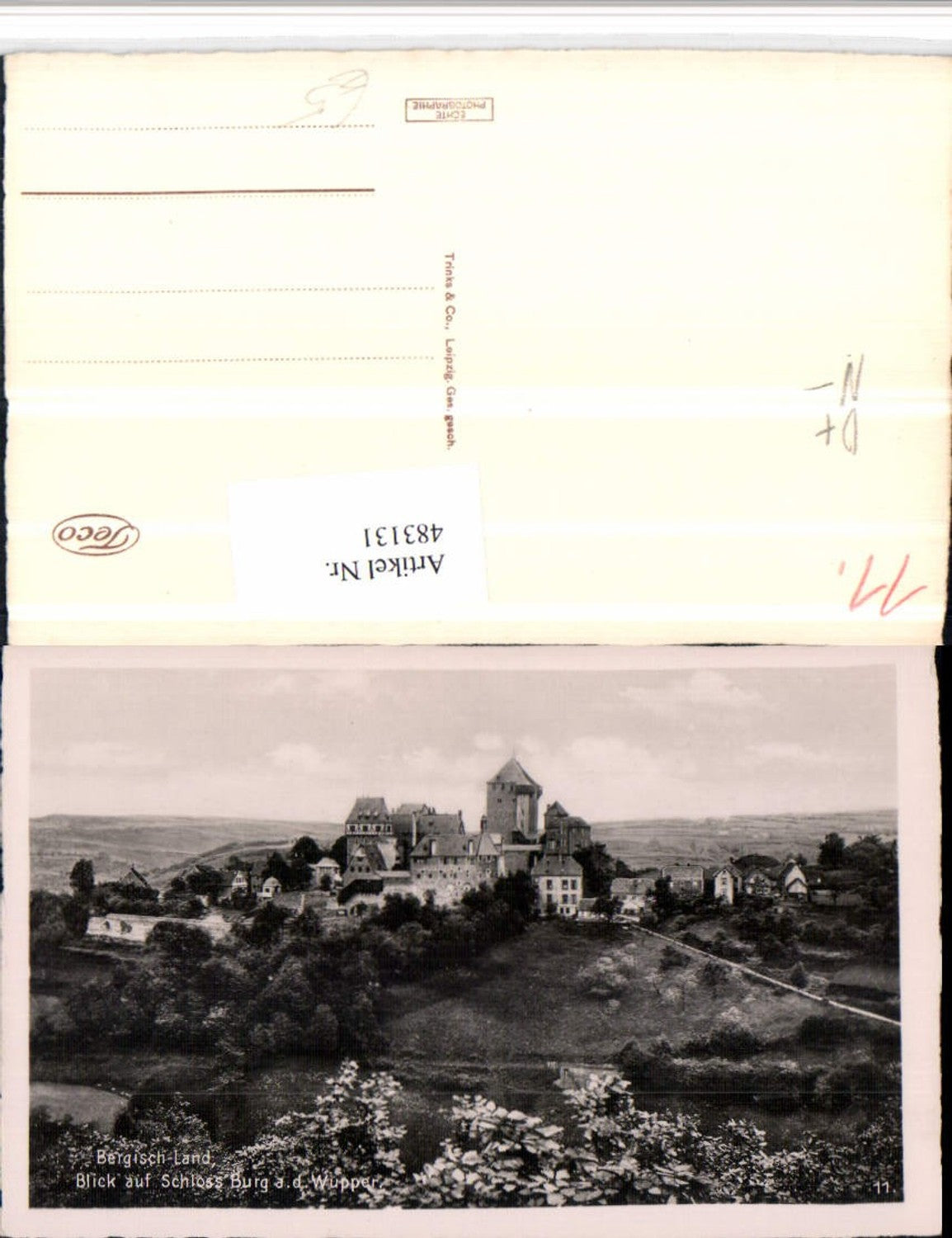 483131,Solingen Schloss Burg an d. Wupper pub Trinks & Co 11