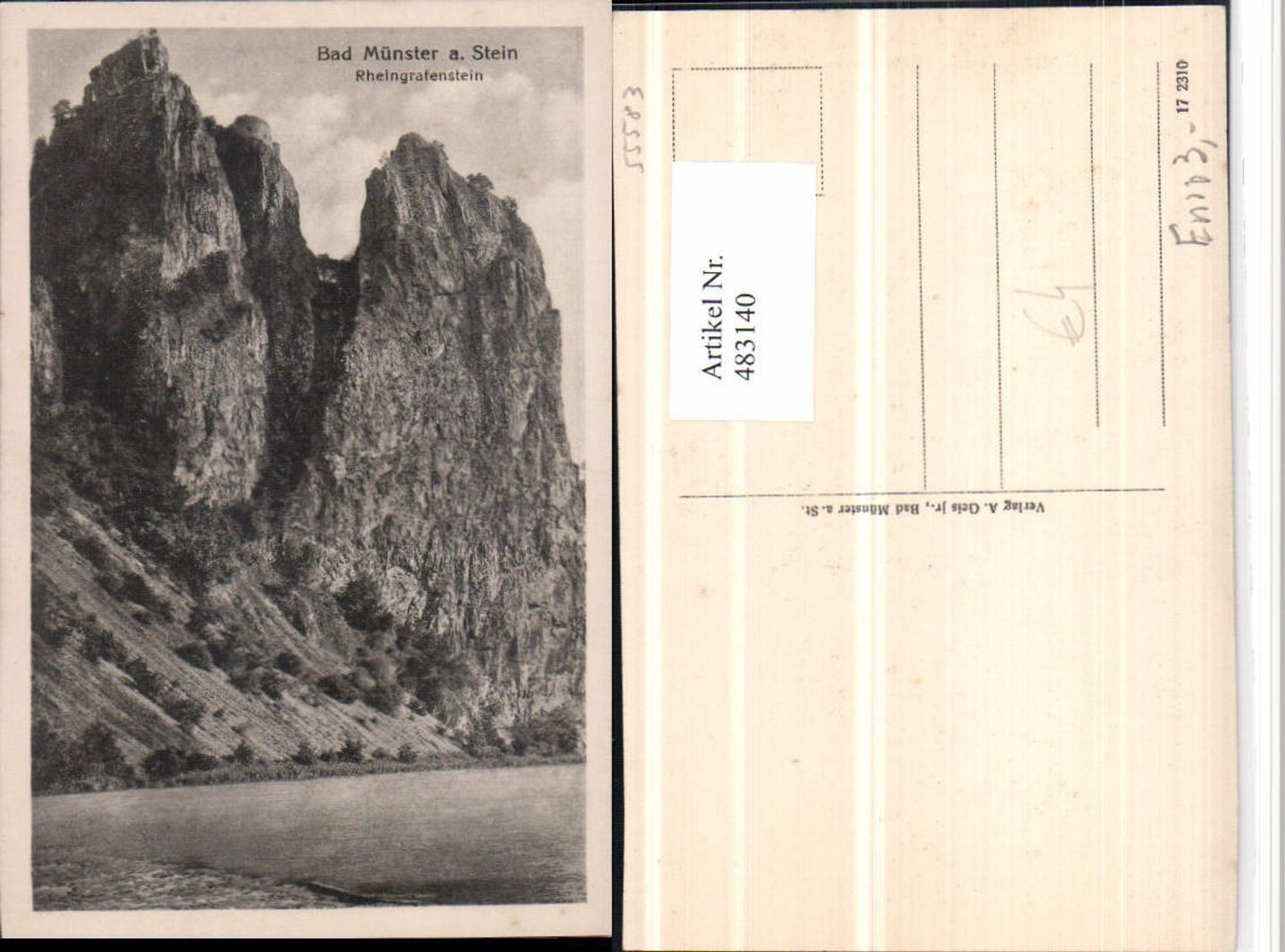 483140,Bad Münster am Stein Rheingrafenstein Felsen