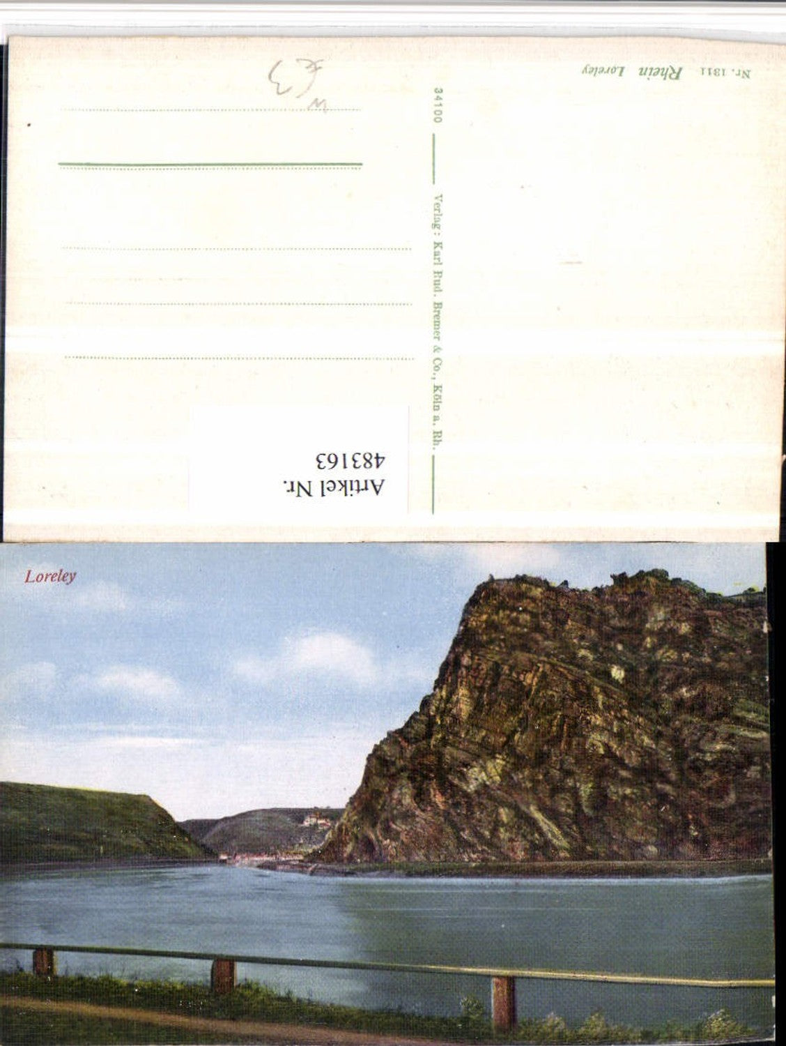 483163,Loreley Felsen b. St. Goarshausen am Rhein