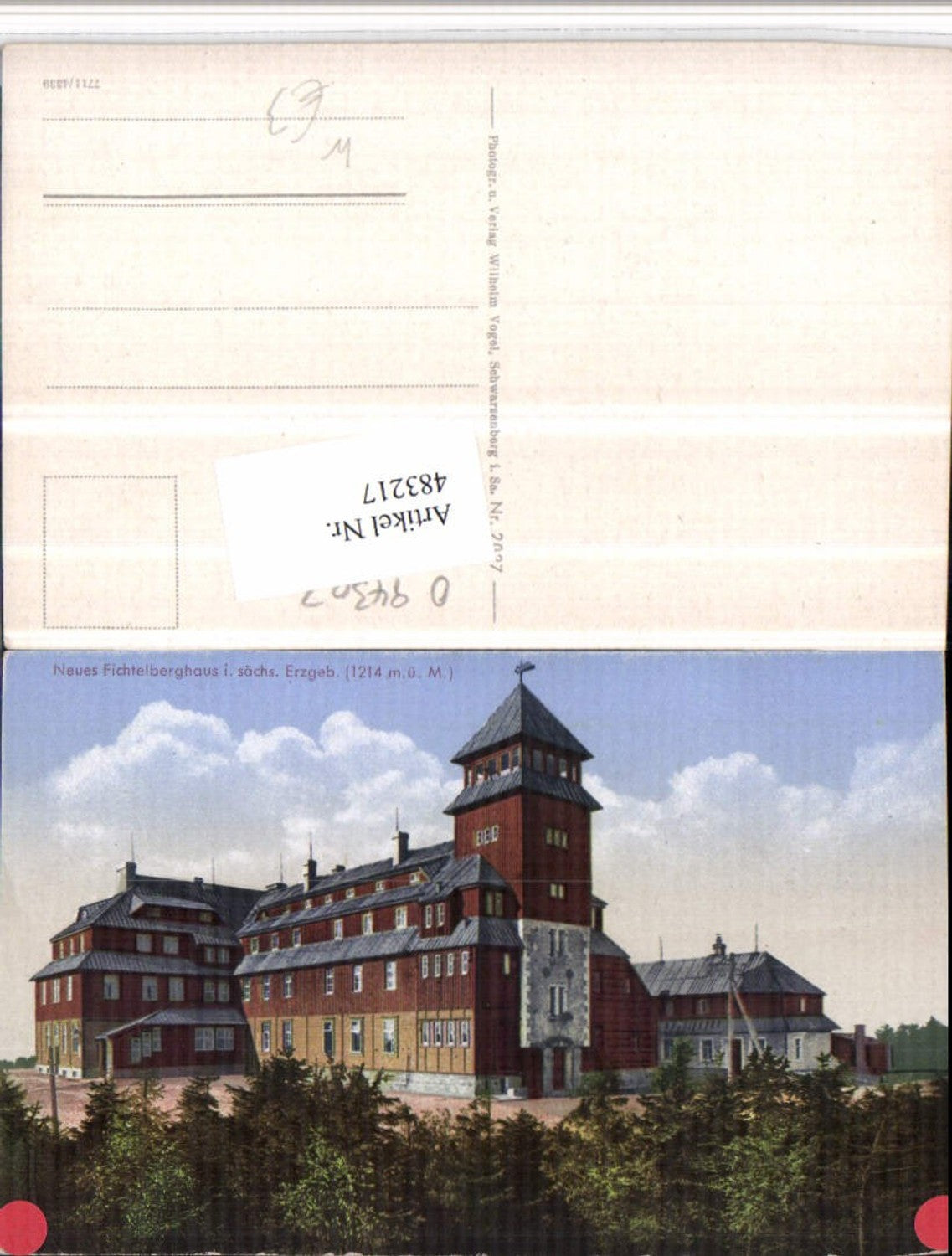 483217,Fichtelberghaus im Erzgebirge b. Oberwiesenthal