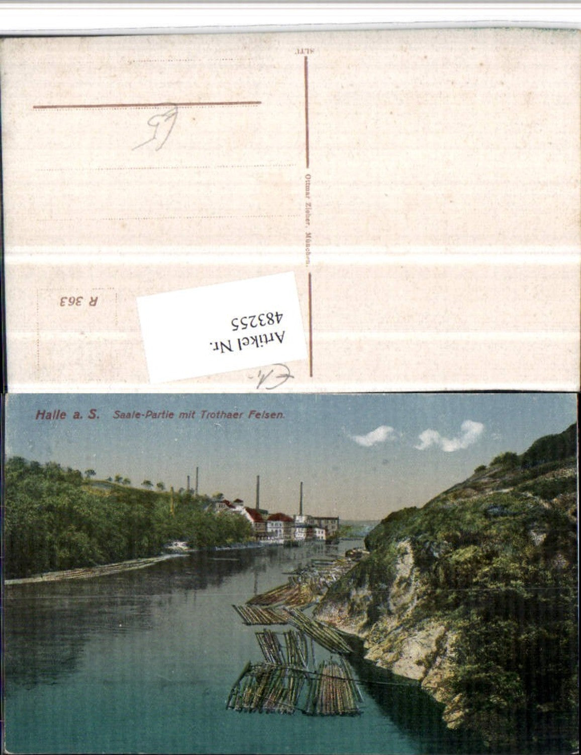 483255,Halle an d. Saale part m. Trothaer Felsen river