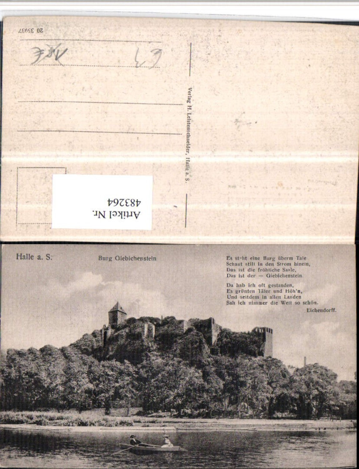 483264, Halle an der Saale, Giebichenstein Castle Text