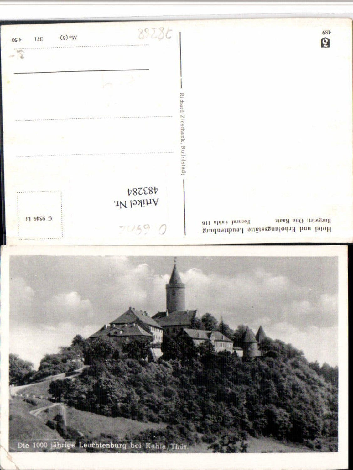 483284, Leuchtenburg Castle near Kahla