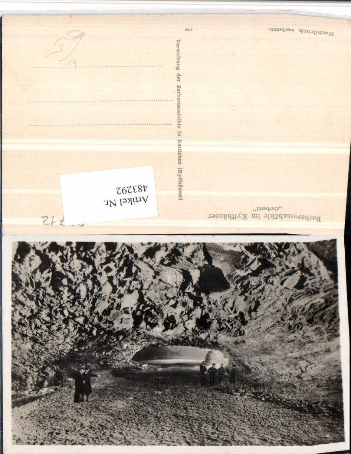 483292, Kyffhäuser near Bad Frankenhausen, Barbarossa Cave, Tannery