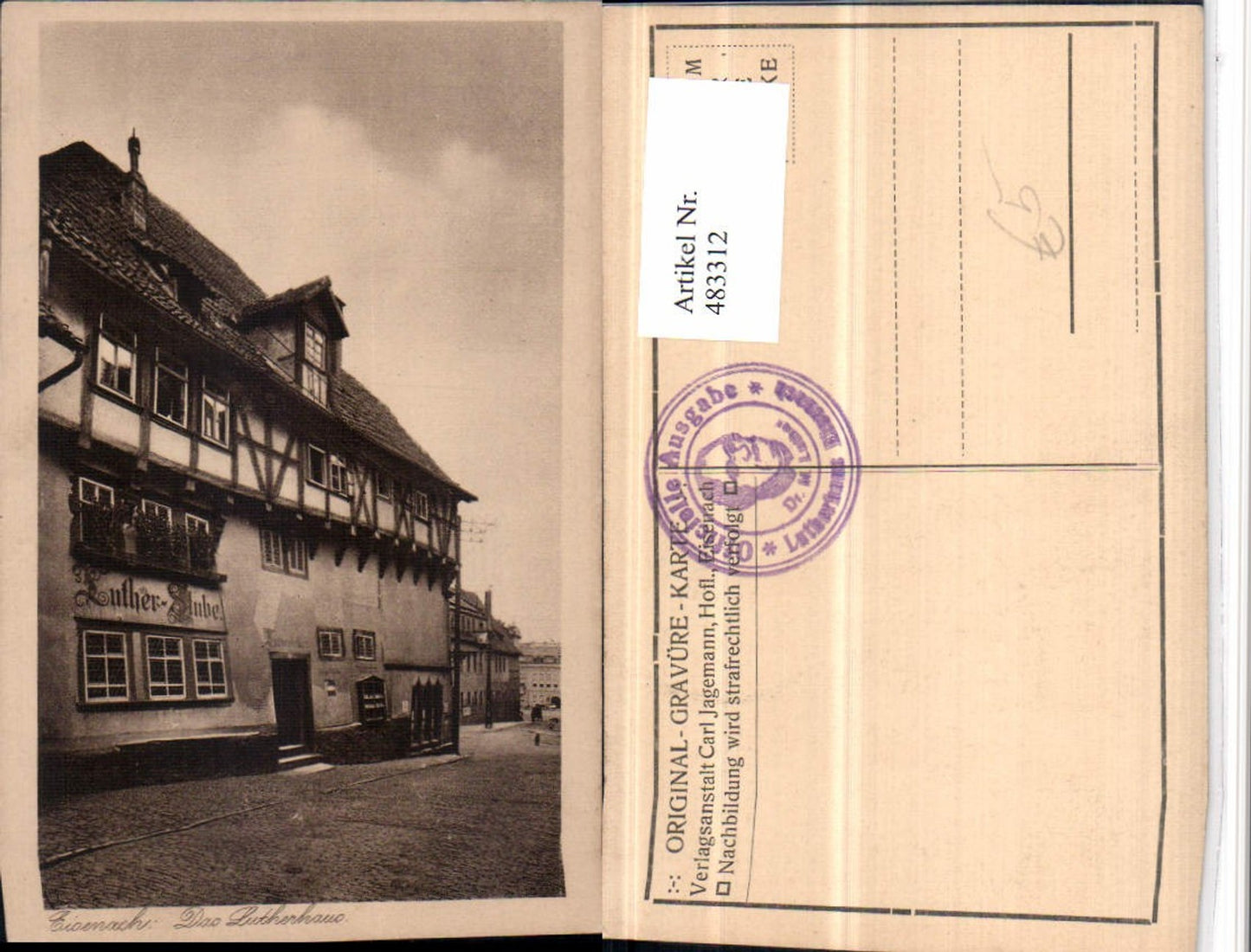 483312, Eisenach Lutherhaus Stube
