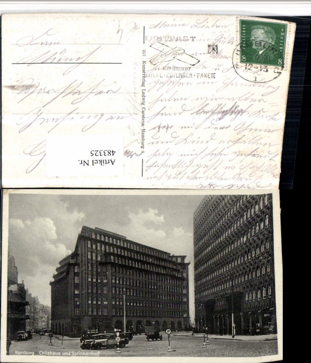 483325,Hamburg Chilehaus u. Sprinkenhof Gebäude