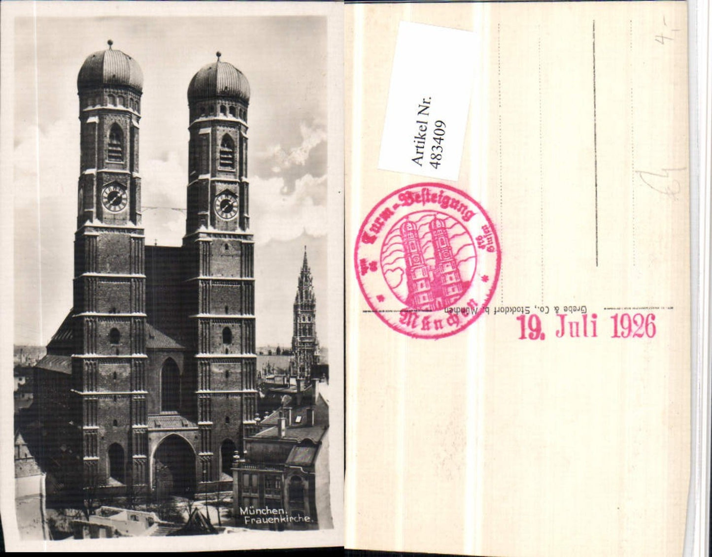 483409,München Frauenkirche Kirche