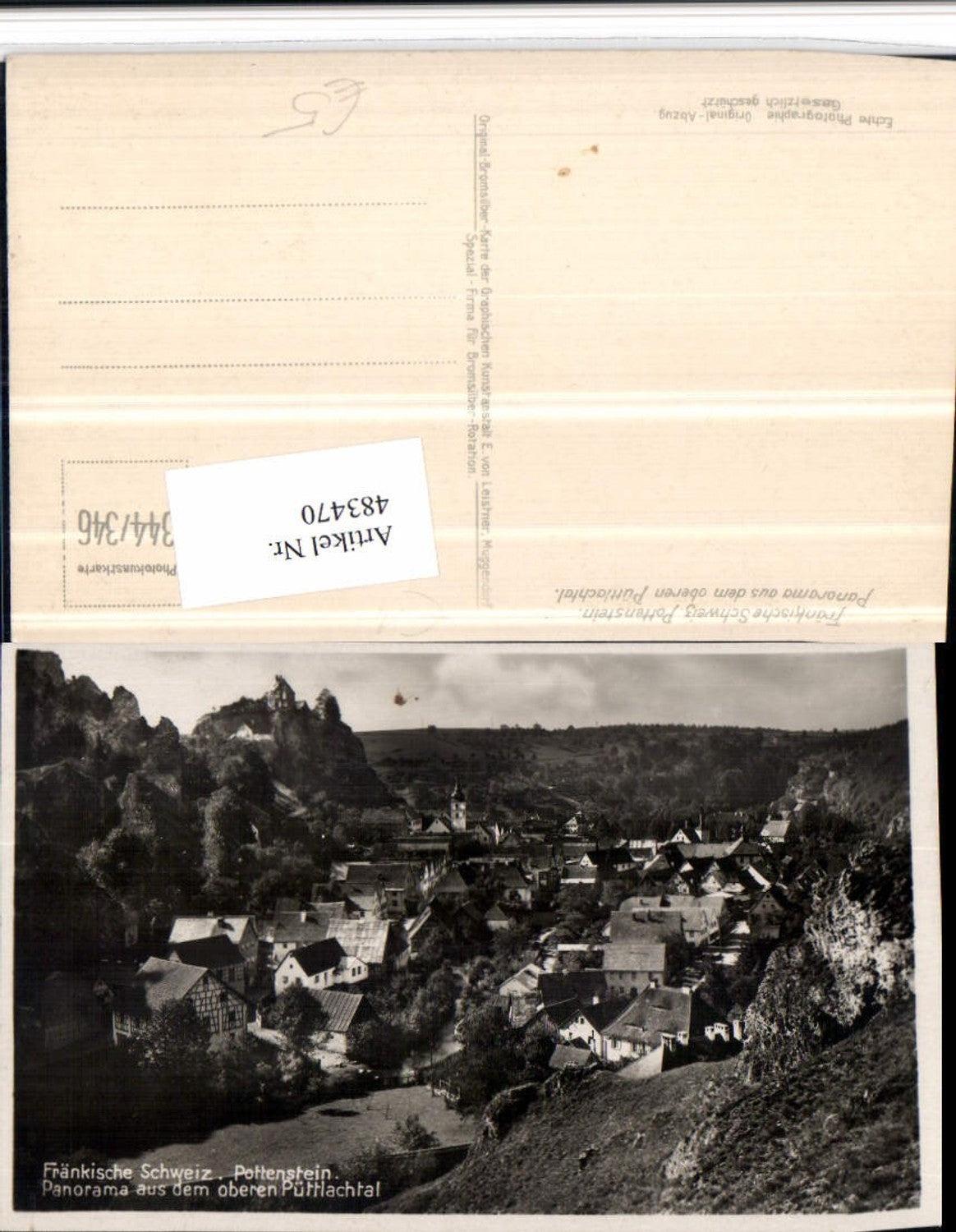 483470,Fränkische Schweiz Pottenstein Totale