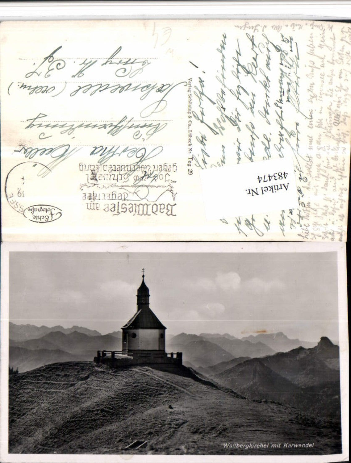483474,Wallbergkirchel Kapelle b. Rottach-Egern Bergkulisse