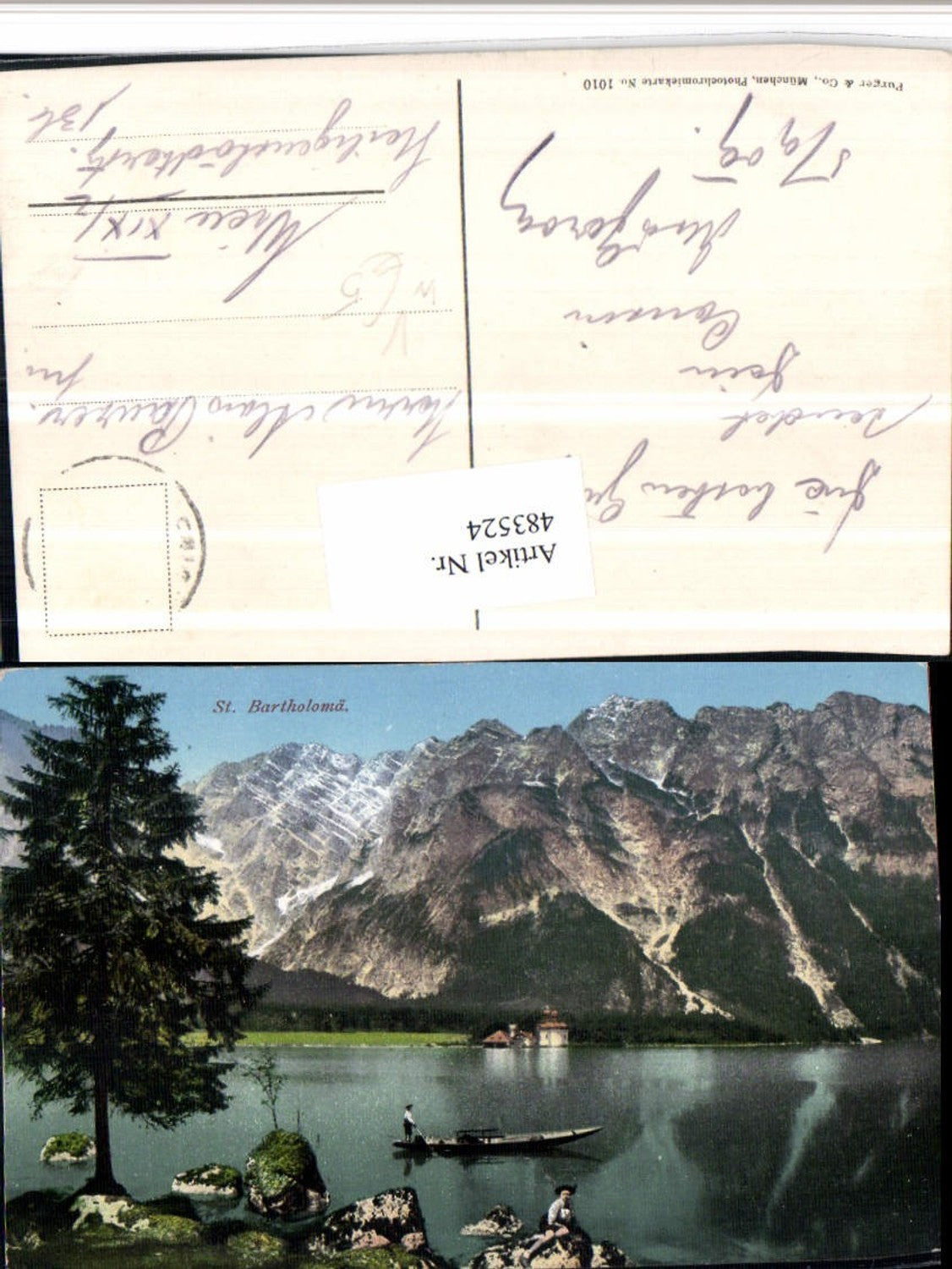 483524,Königssee St. Bartholomä b. Schönau Bergkulisse pub Purger & Co 1010