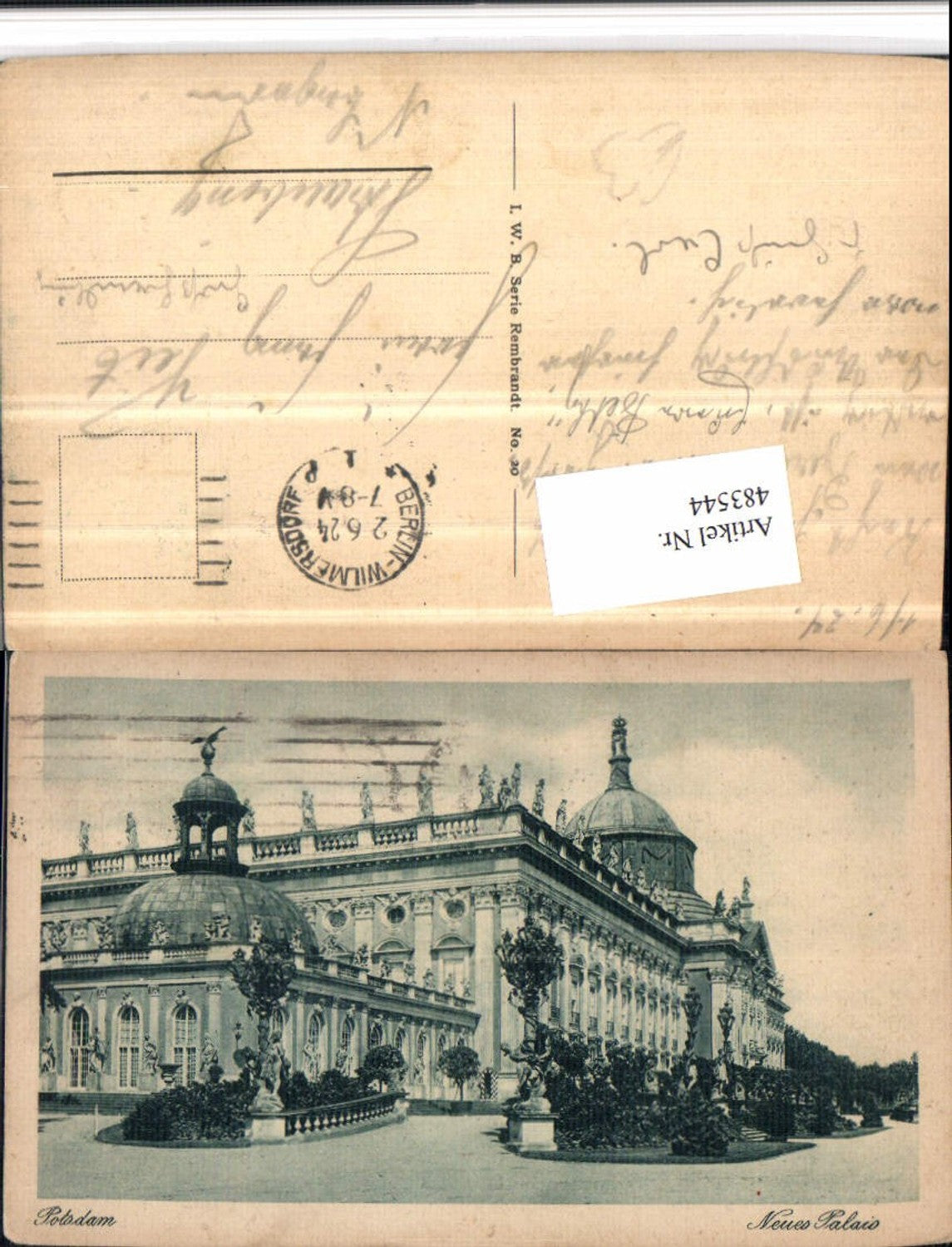 483544, Potsdam New Palace