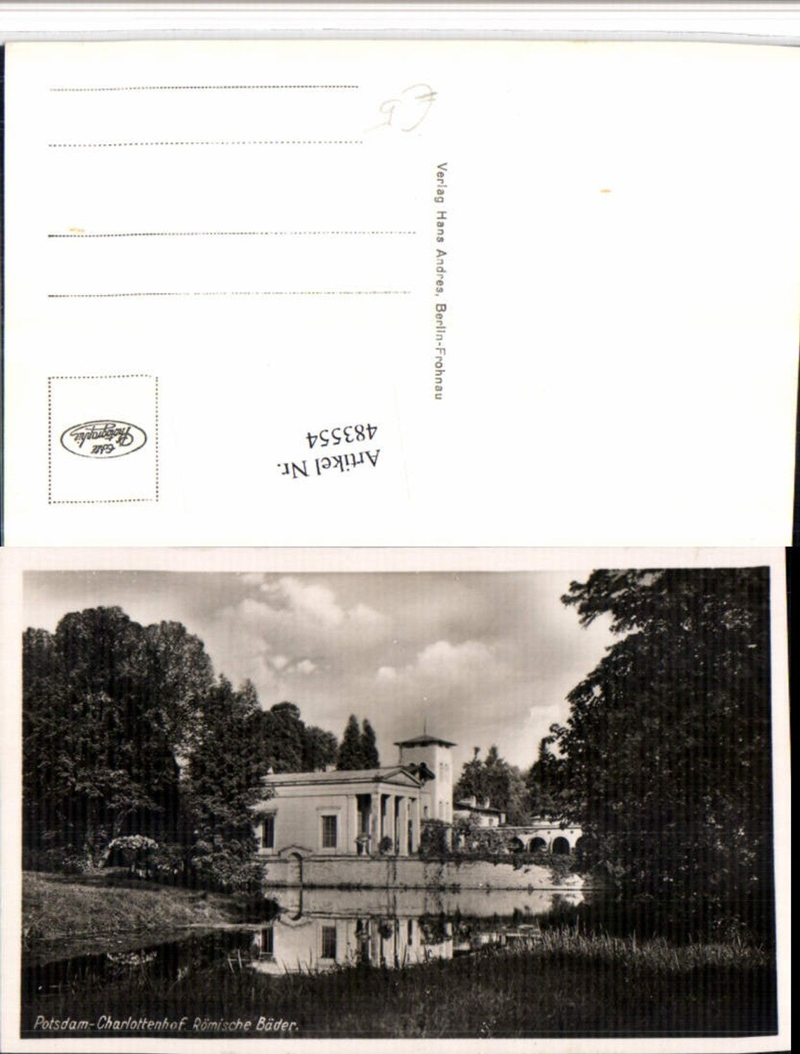 483554, Potsdam Charlottenhof Roman Baths