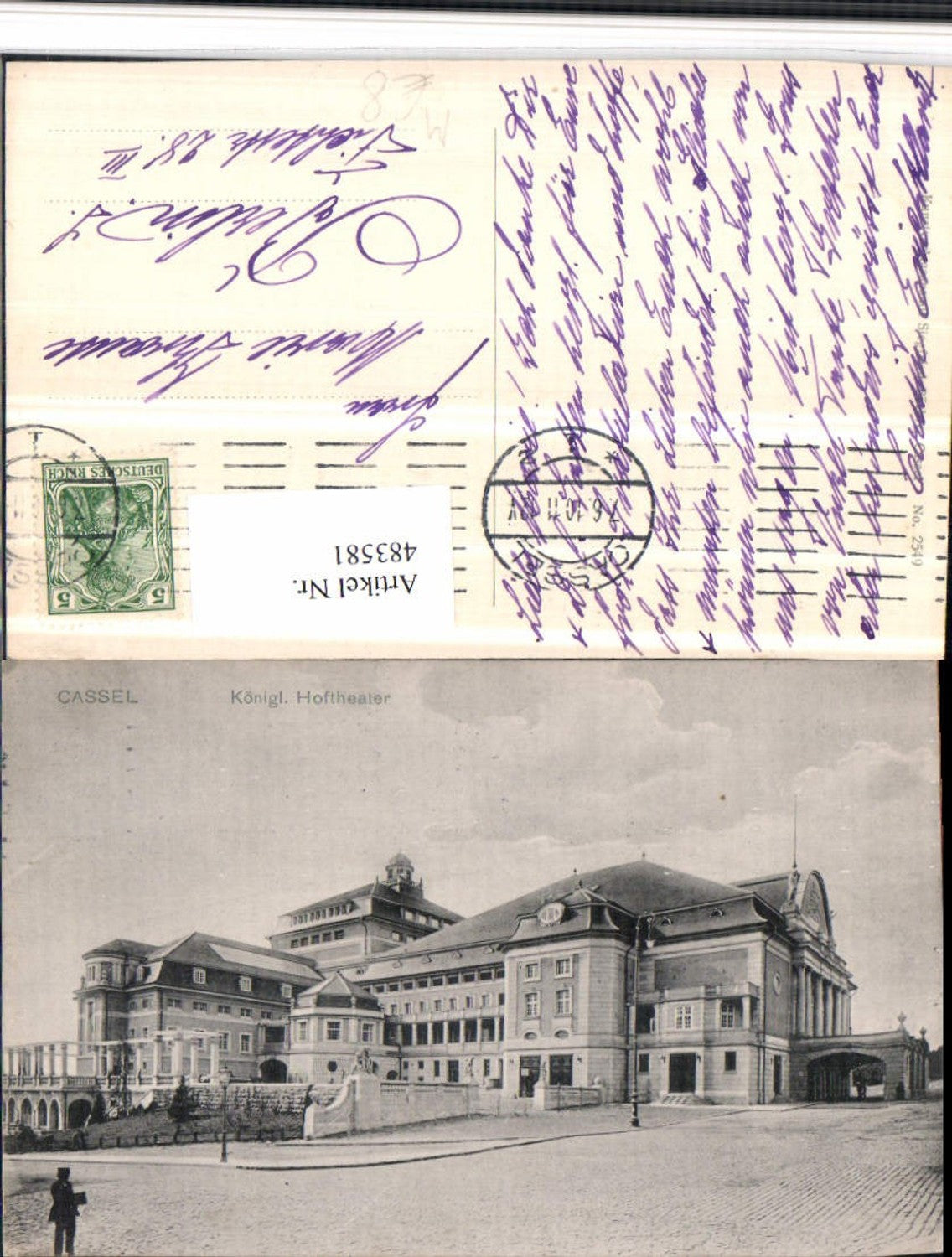 483581,Cassel Kassel Hoftheater Theater