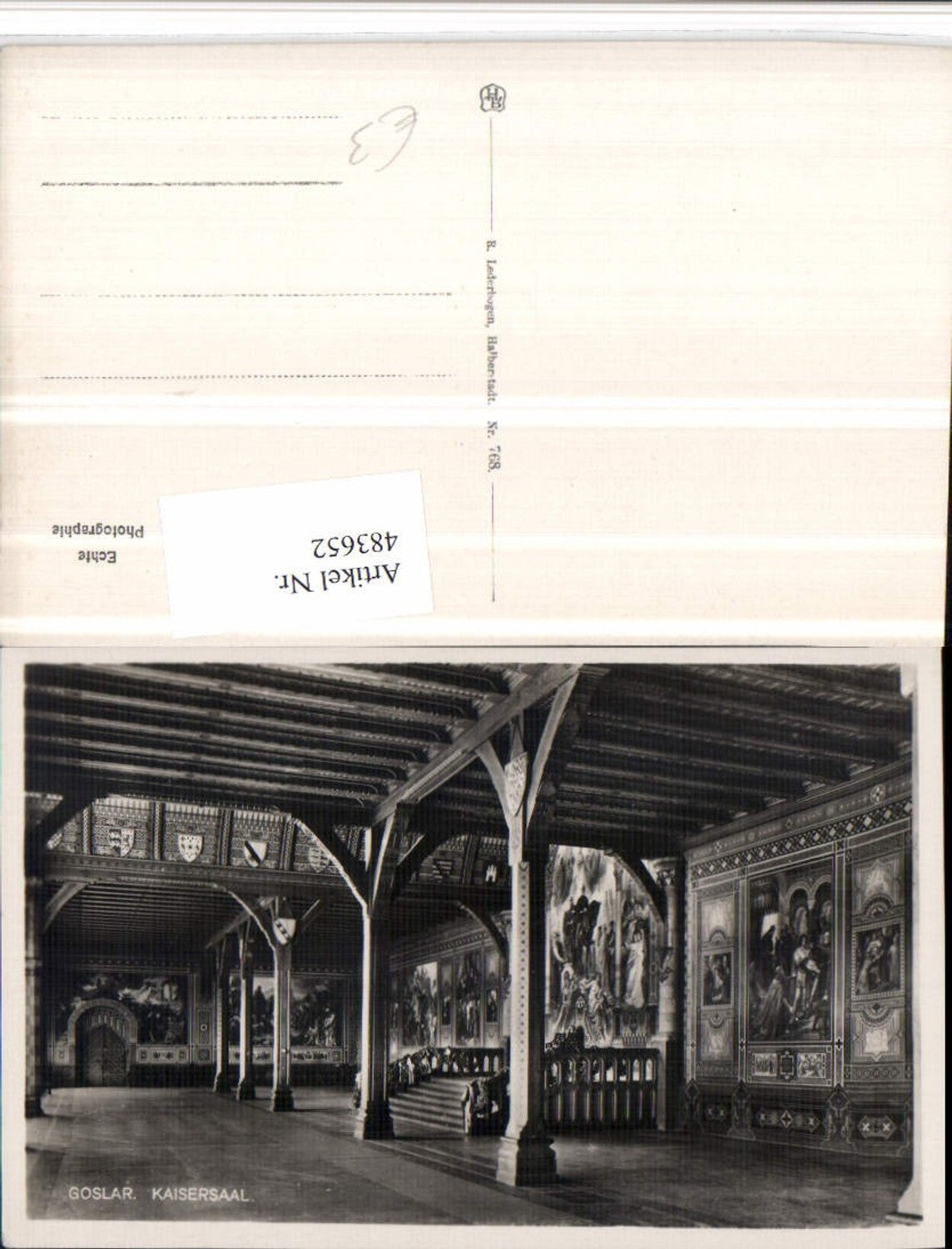 483652,Goslar Kaisersaal Innenansicht