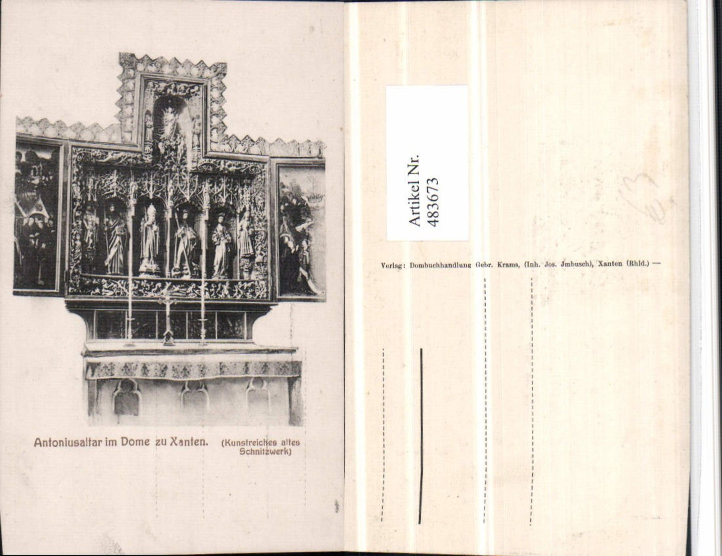 483673,Xanten Dom Antoniusaltar Altar
