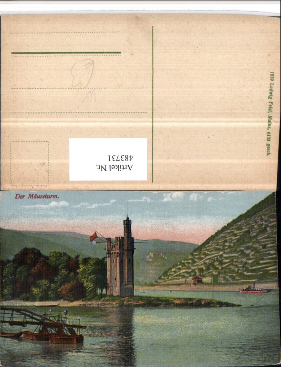 483731,Mäuseturm Turm b. Bingen am Rhein