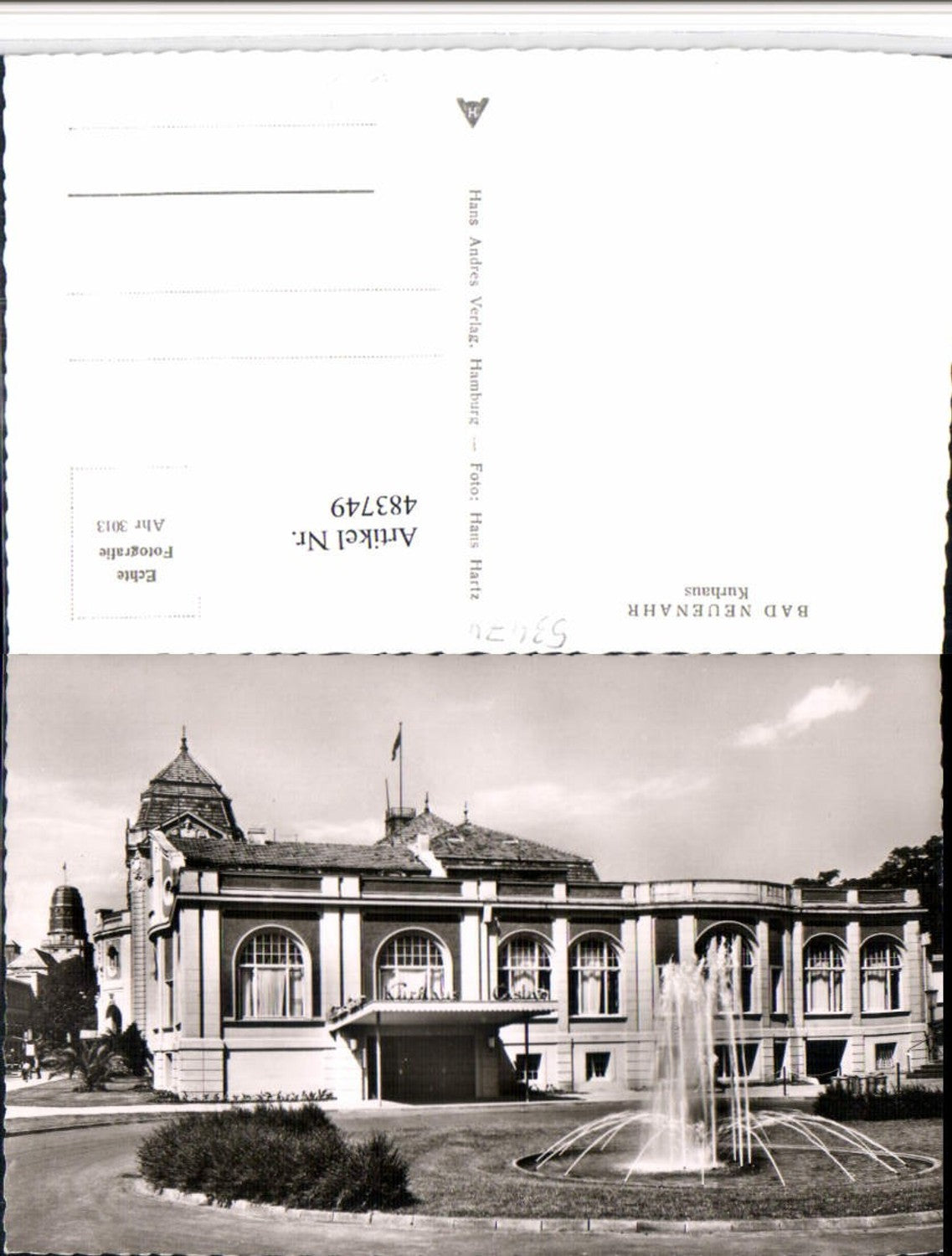 483749,Bad Neuenahr Kurhaus Gebäude Brunnen