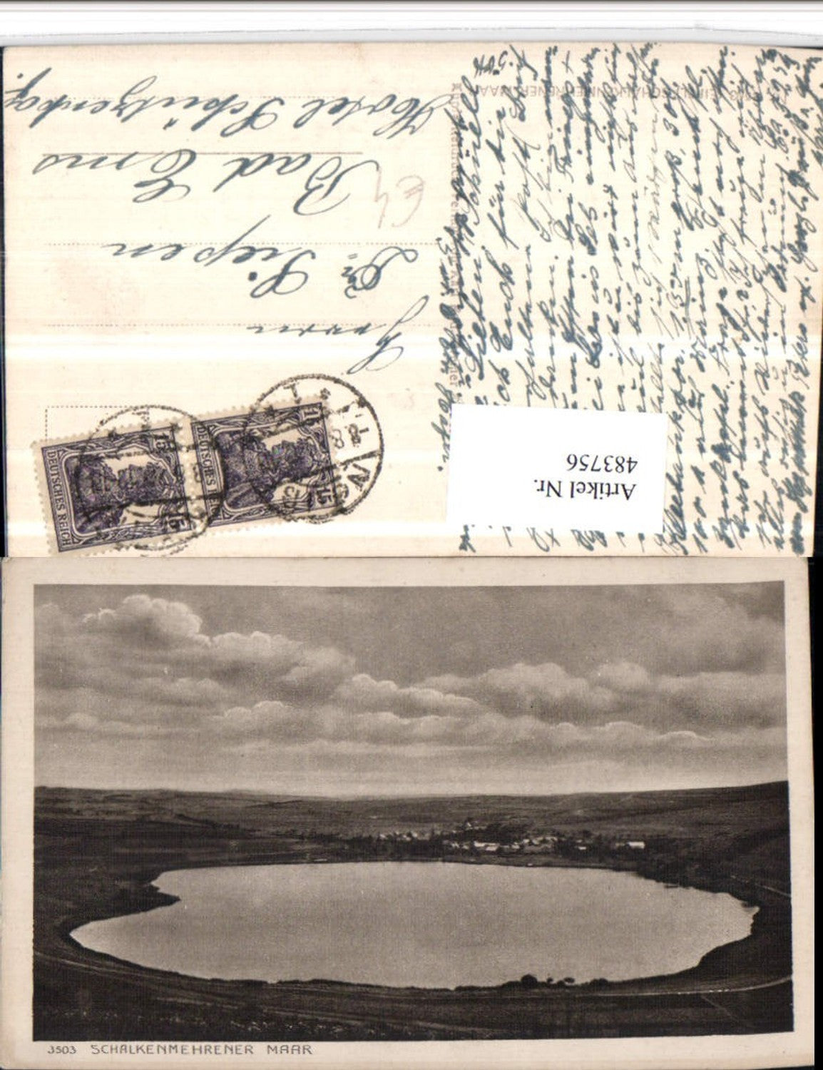 483756,Schalkenmehrener Maar b. Daun in d. Eifel