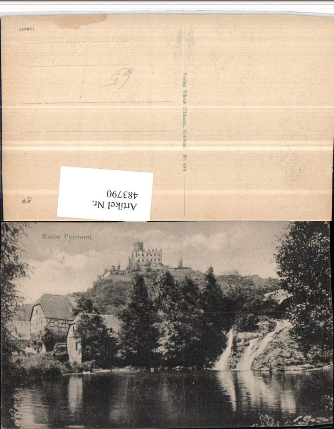 483790,Ruine Burg Pyrmont b. Münstermaifeld