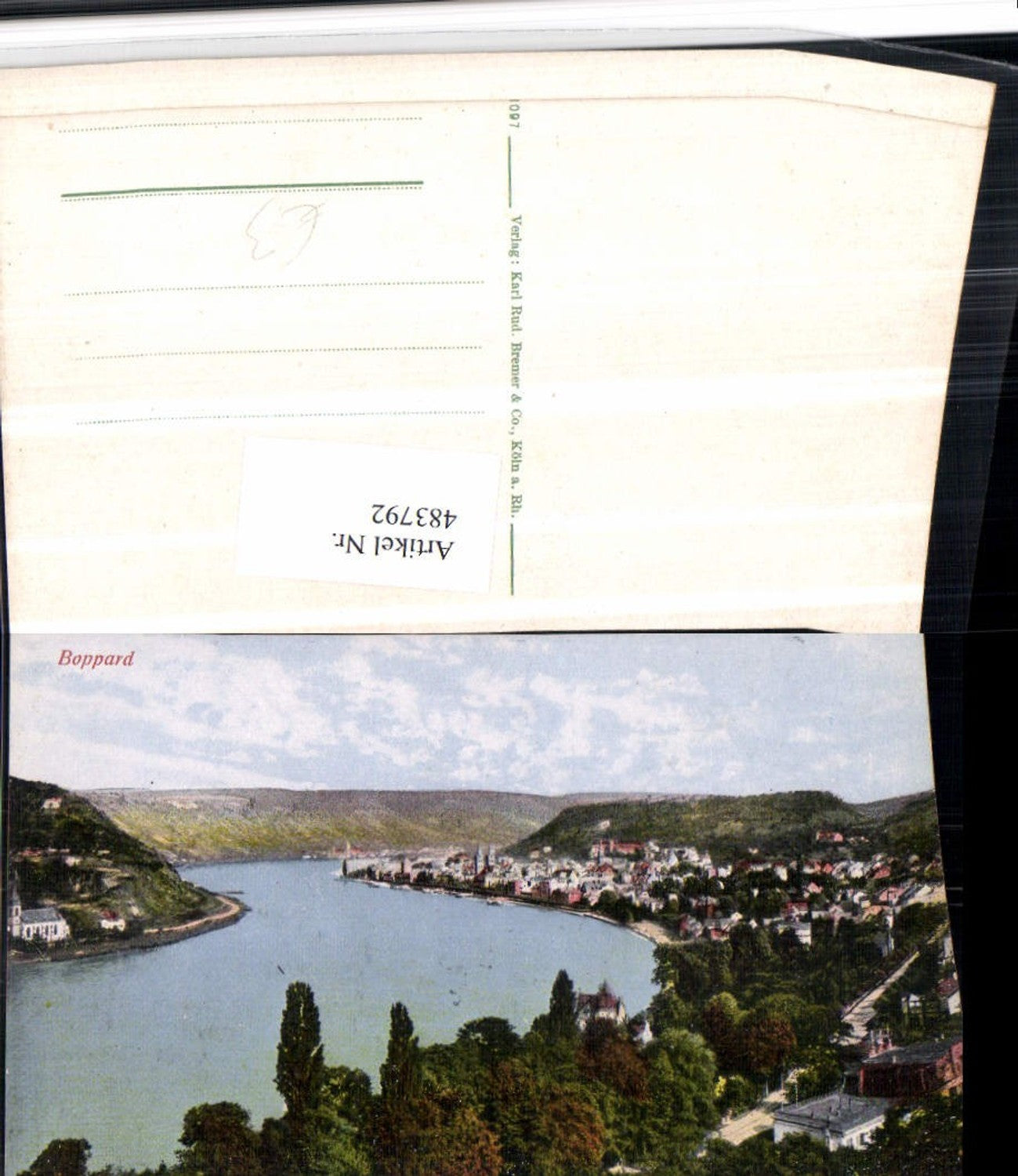 483792,Boppard am Rhein Totale Fluss