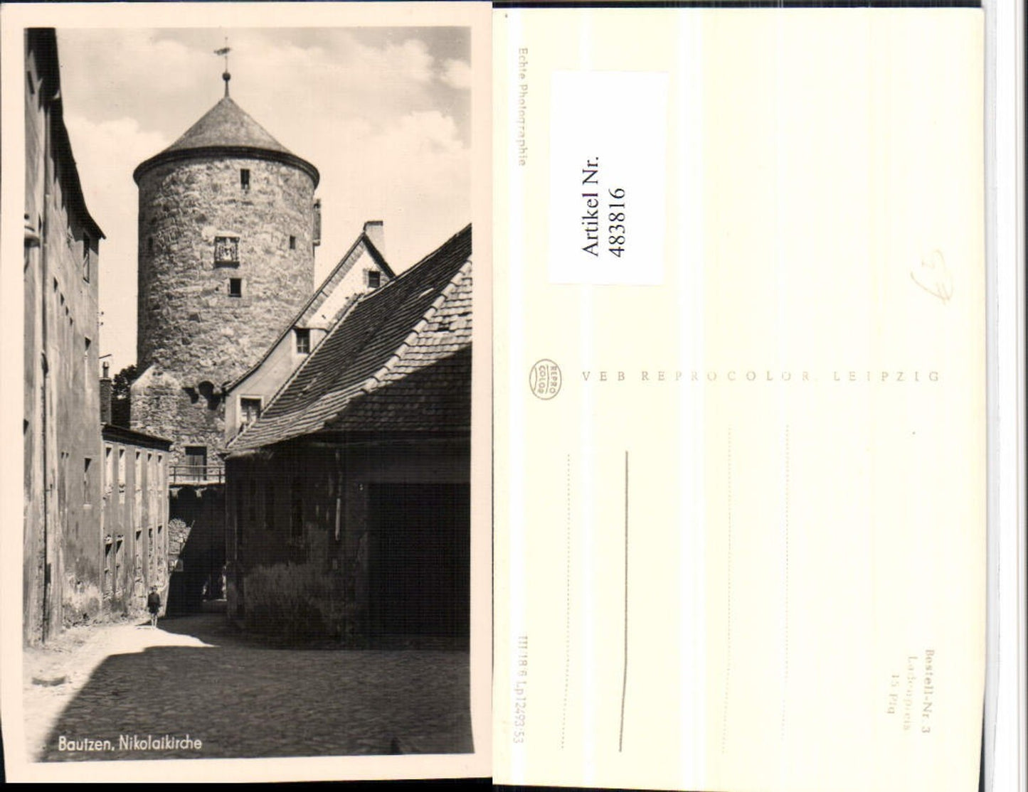 483816,Bautzen Nikolaikirche Kirche Turm Gasse