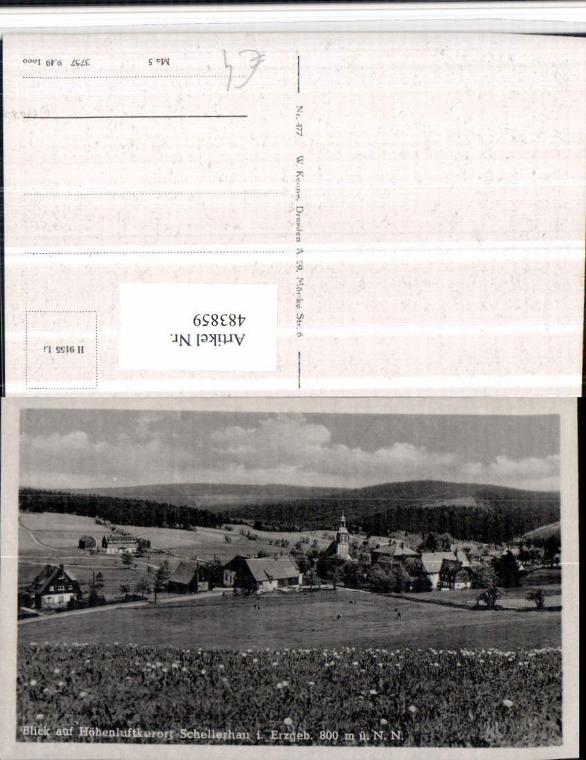 483859,Schellerhau im Erzgebirge Totale