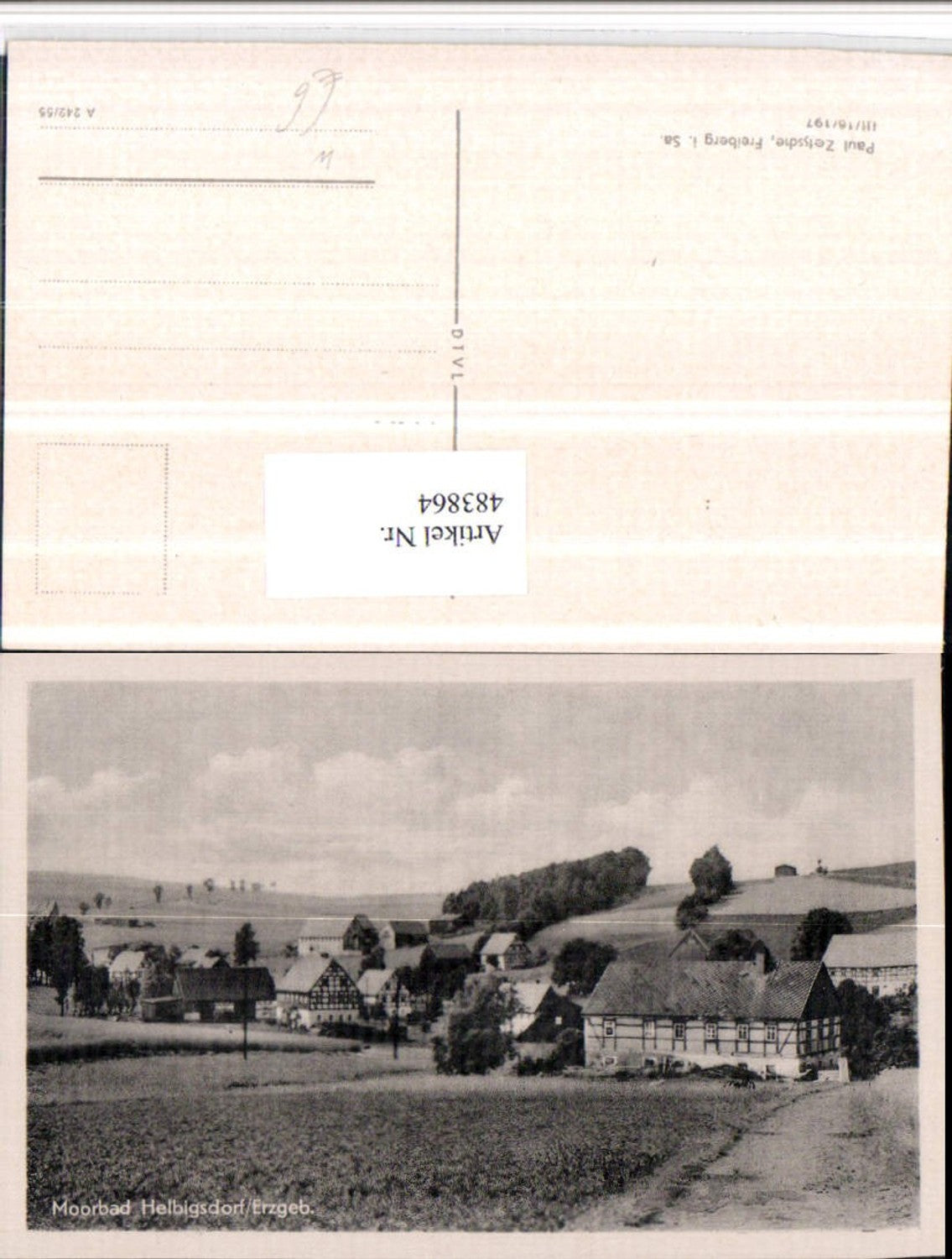 483864,Helbigsdorf im Erzgebirge b. Mulda Teilansicht