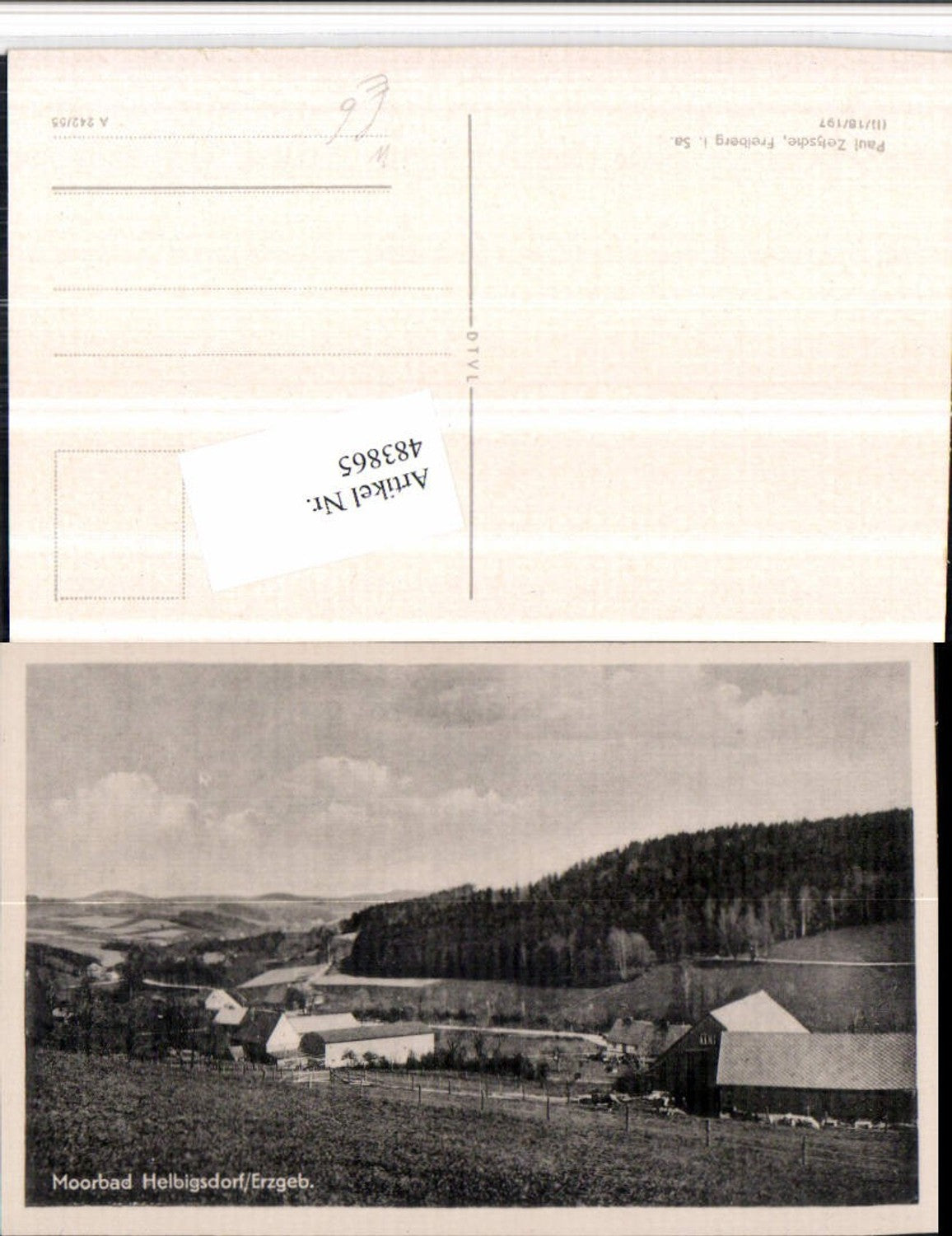 483865,Helbigsdorf im Erzgebirge b. Mulda Teilansicht