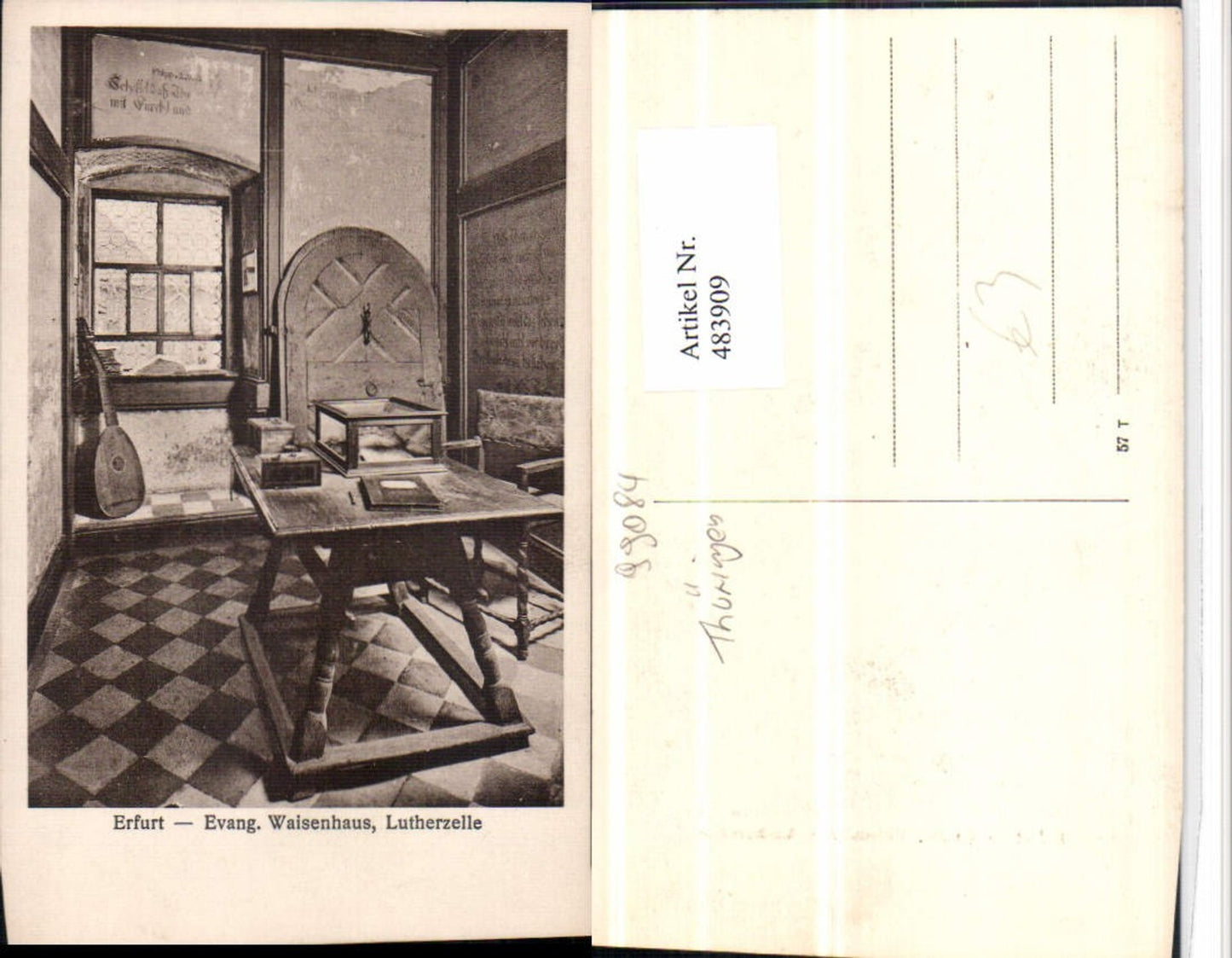 483909, Erfurt Evangelical Orphanage Lutherzelle