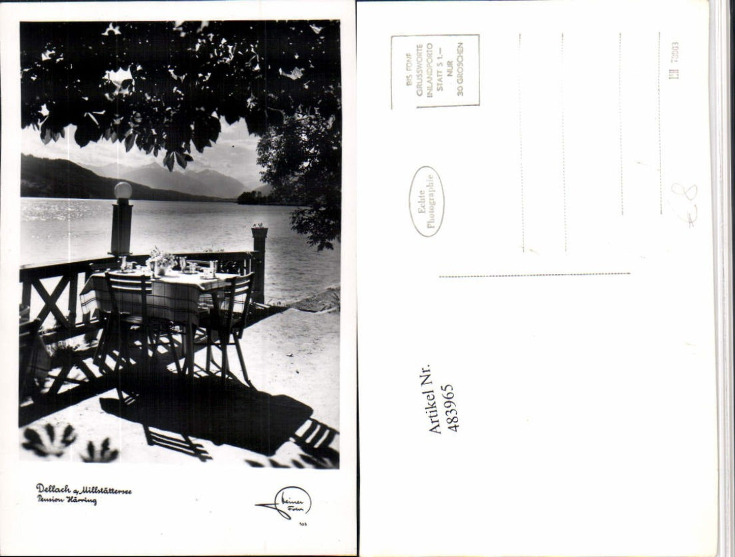 483965,Dellach am Millstättersee b. Millstatt Pension Härring Terrasse