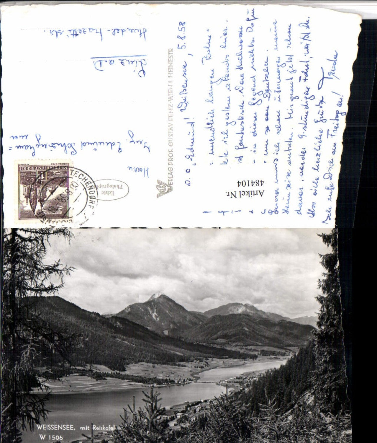 484104,Weißensee See m. Reiskofel Bergkulisse