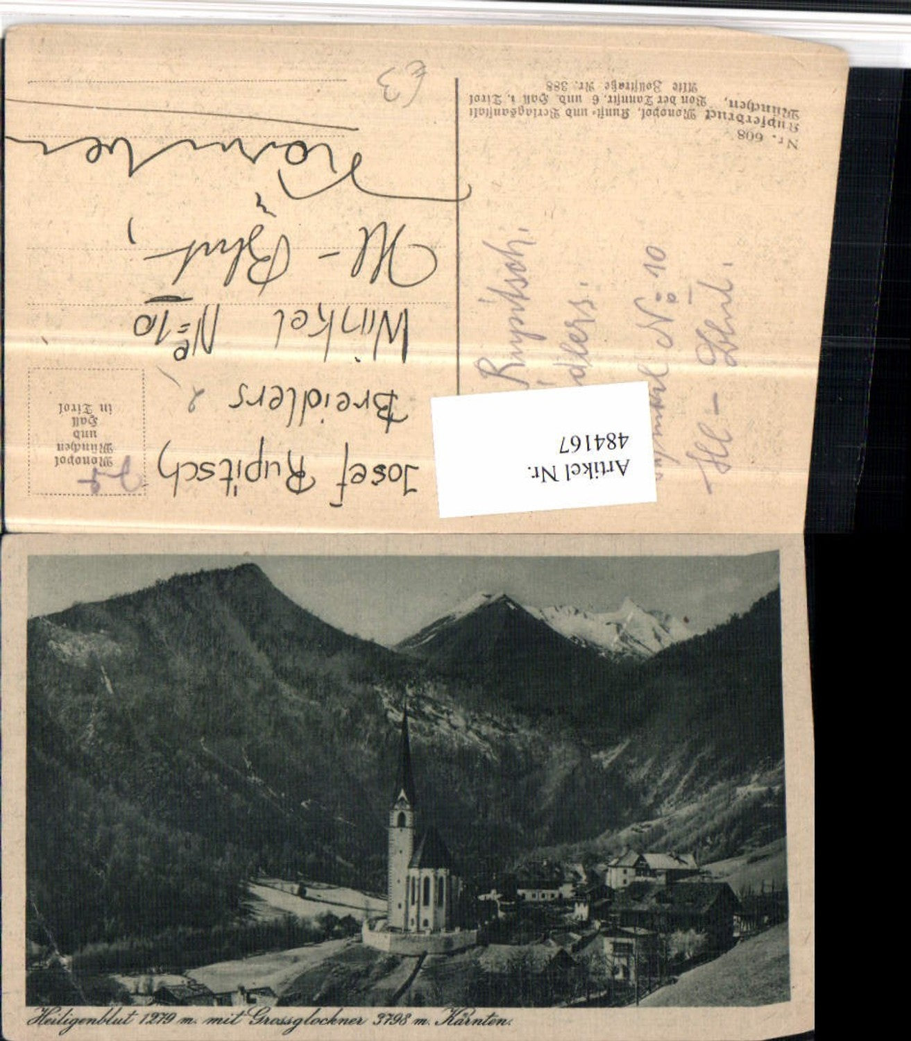 484167,Heiligenblut Totale m. Großglockner Bergkulisse