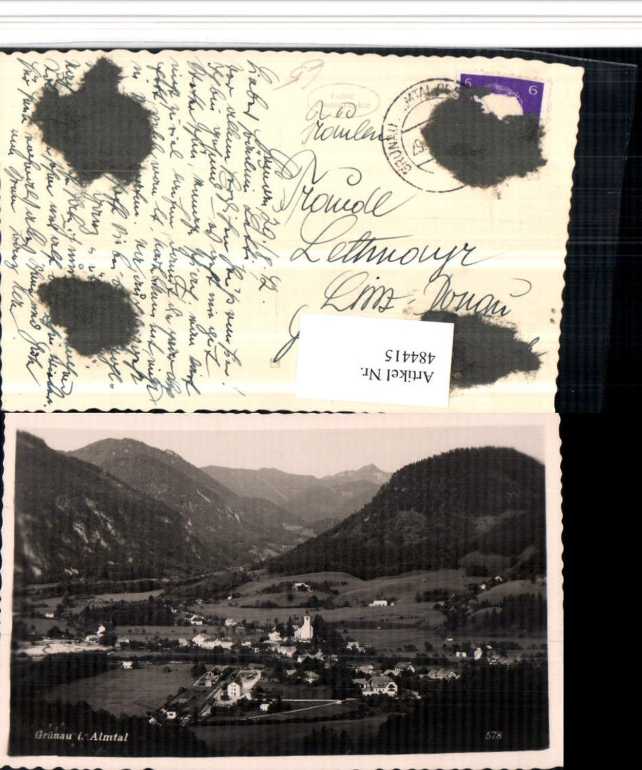 484415,Grünau im Almtal Totale Bergkulisse