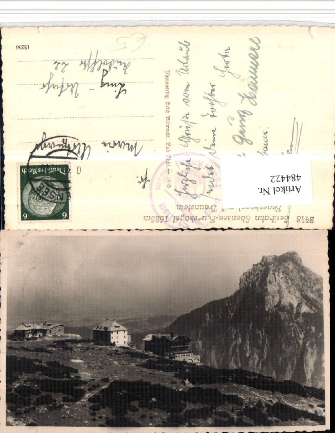 484422,Seilbahn Ebensee Feuerkogel Bergstation