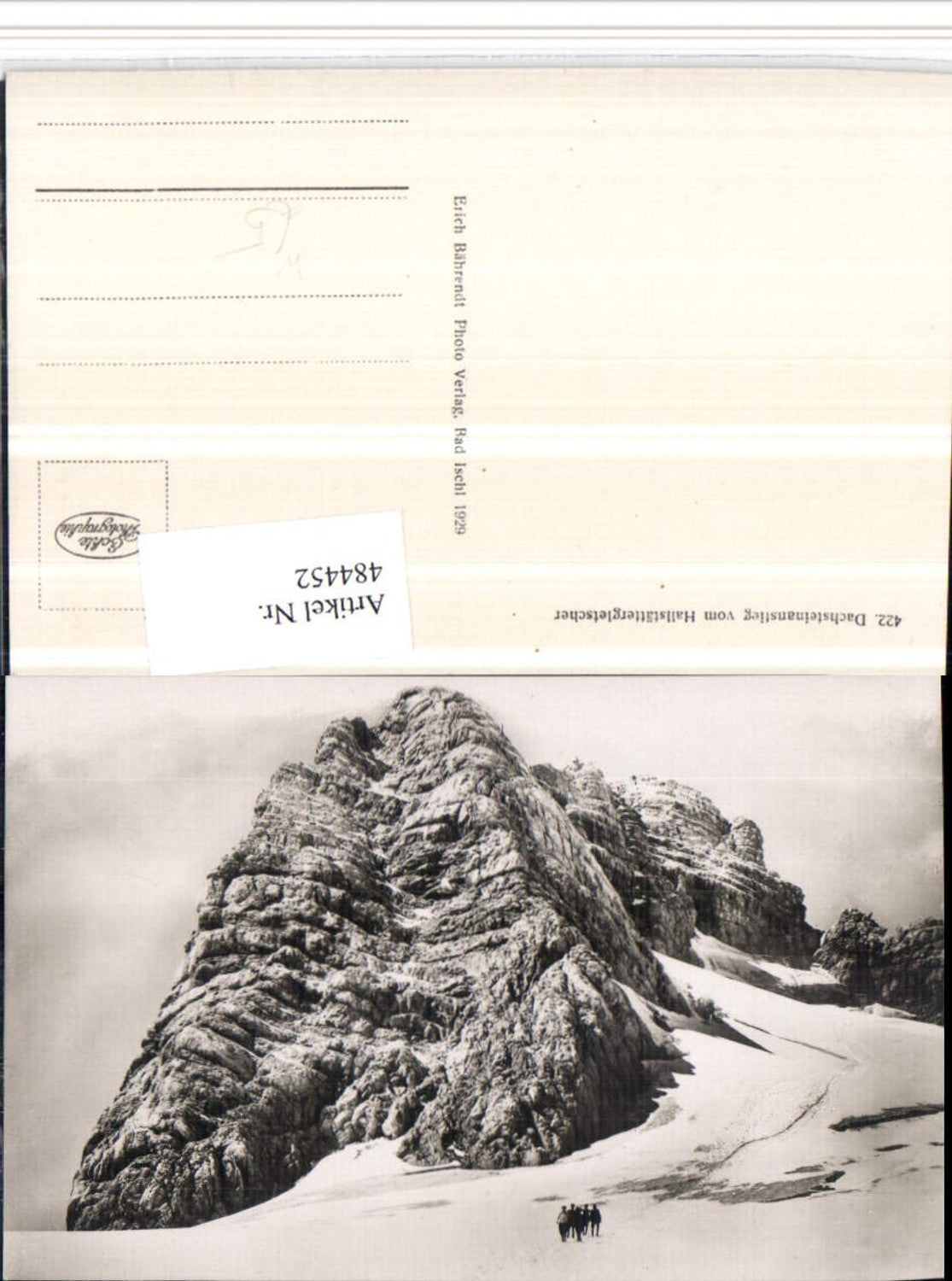 484452,Dachsteinanstieg vom Hallstättergletscher b. Hallstatt