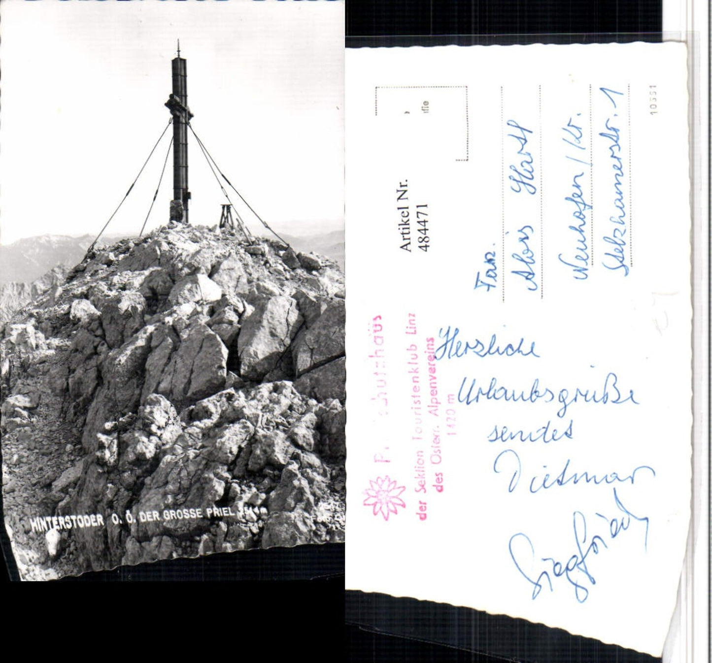 484471,Hinterstoder Großer Priel Gipfelkreuz pub Foto Oth