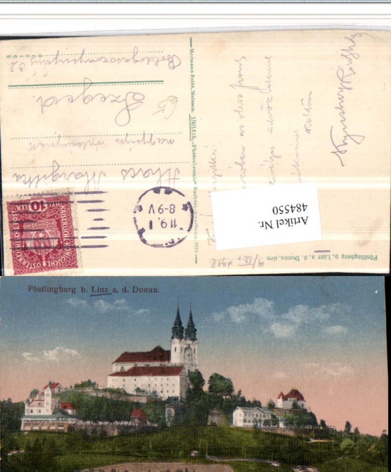 484550,Linz an d. Donau Pöstlingberg Kirche
