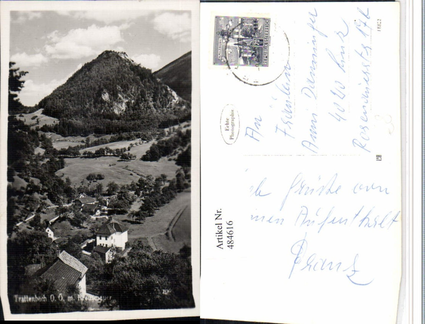 484616,Trattenbach Teilansicht m. Kreuzmauer