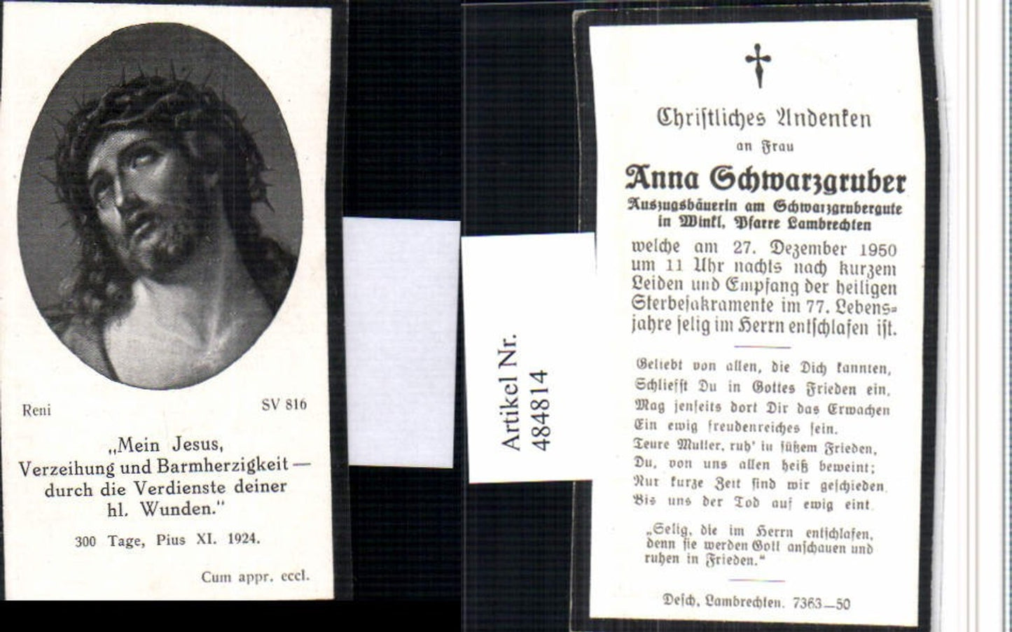Alte Ansichtskarte – Old Postcard