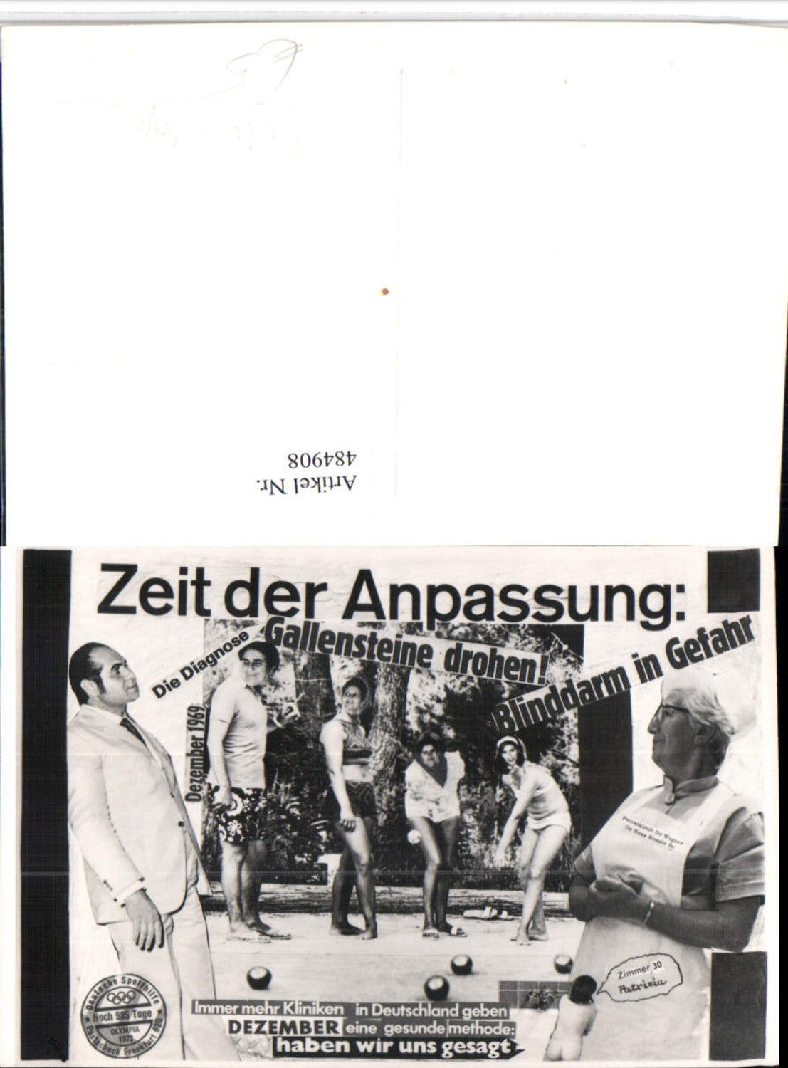 484908,Fotomontage Scherz Humor Olympia München Klinik Diagnosen