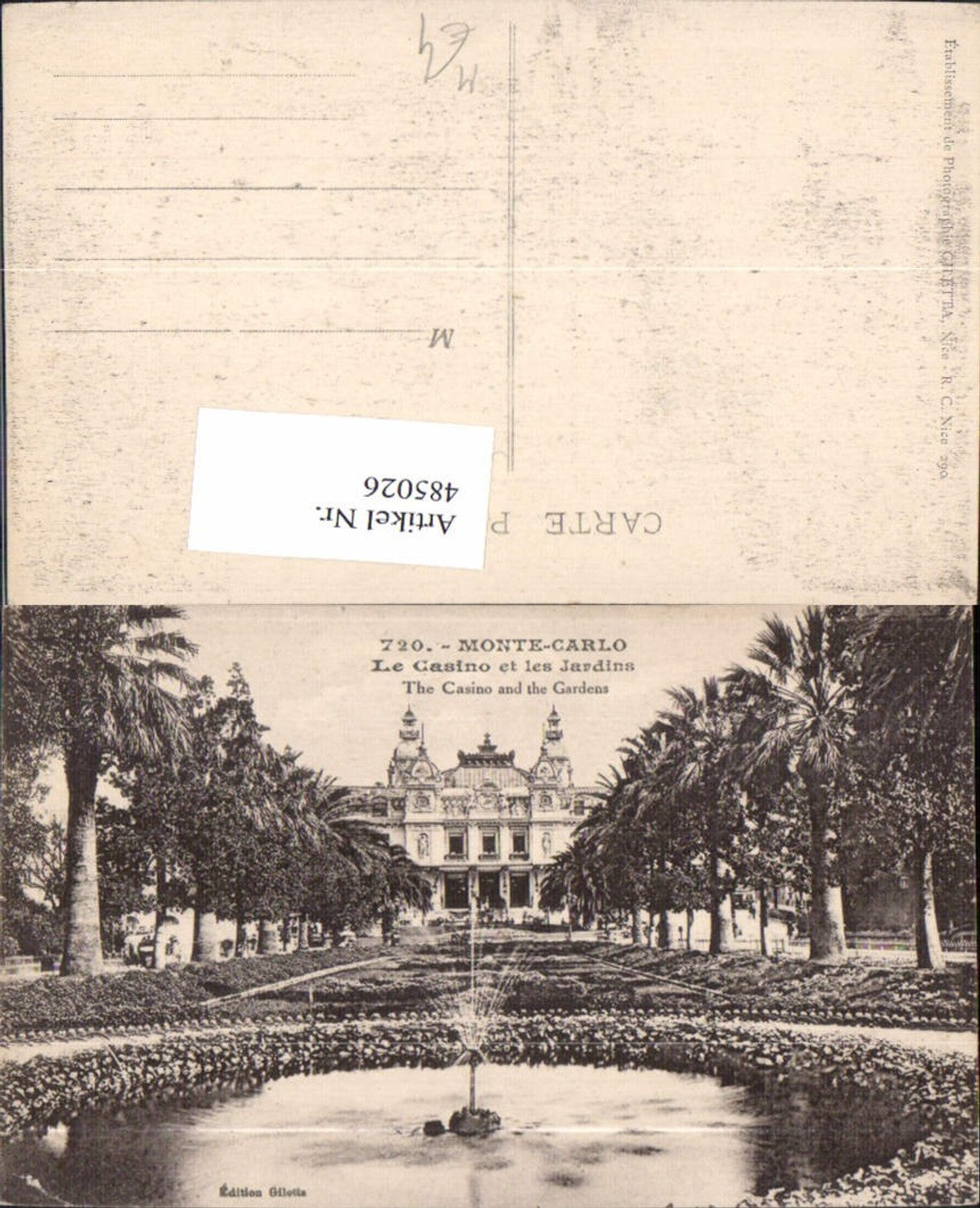 Alte Ansichtskarte – Old Postcard