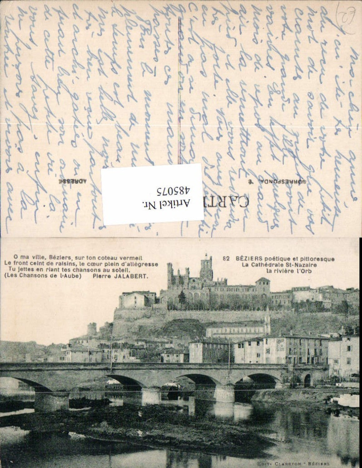 485075,Kirche Beziers La Cathedrale St-Nazaire Kathedrale Brücke