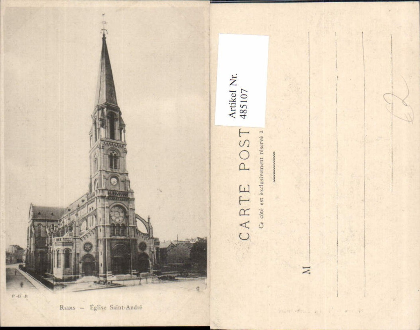 485107,Kirche Reims Eglise Saint-Andre