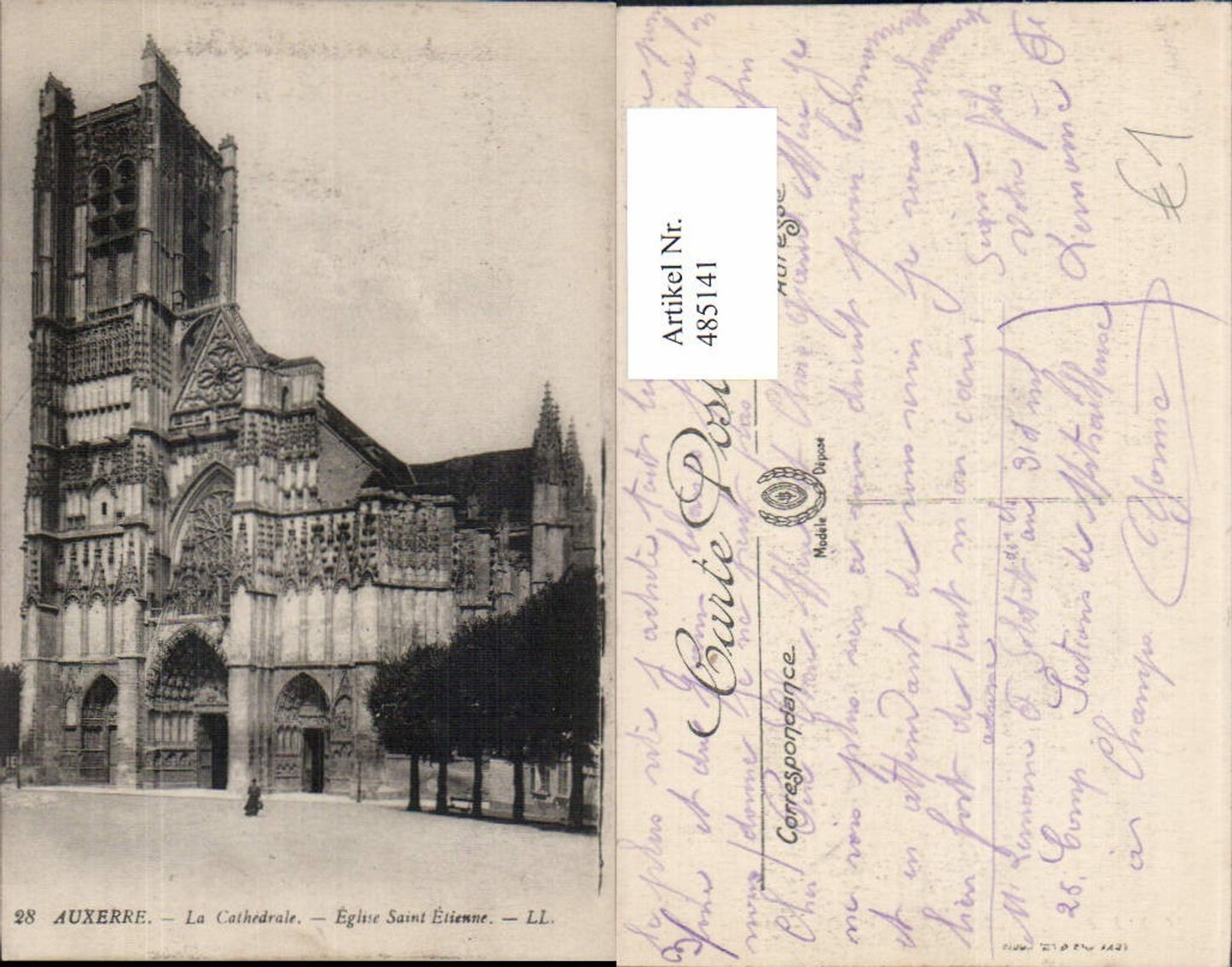 485141,Kirche Auxerre Le Cathedrale Eglise Saint Etienne