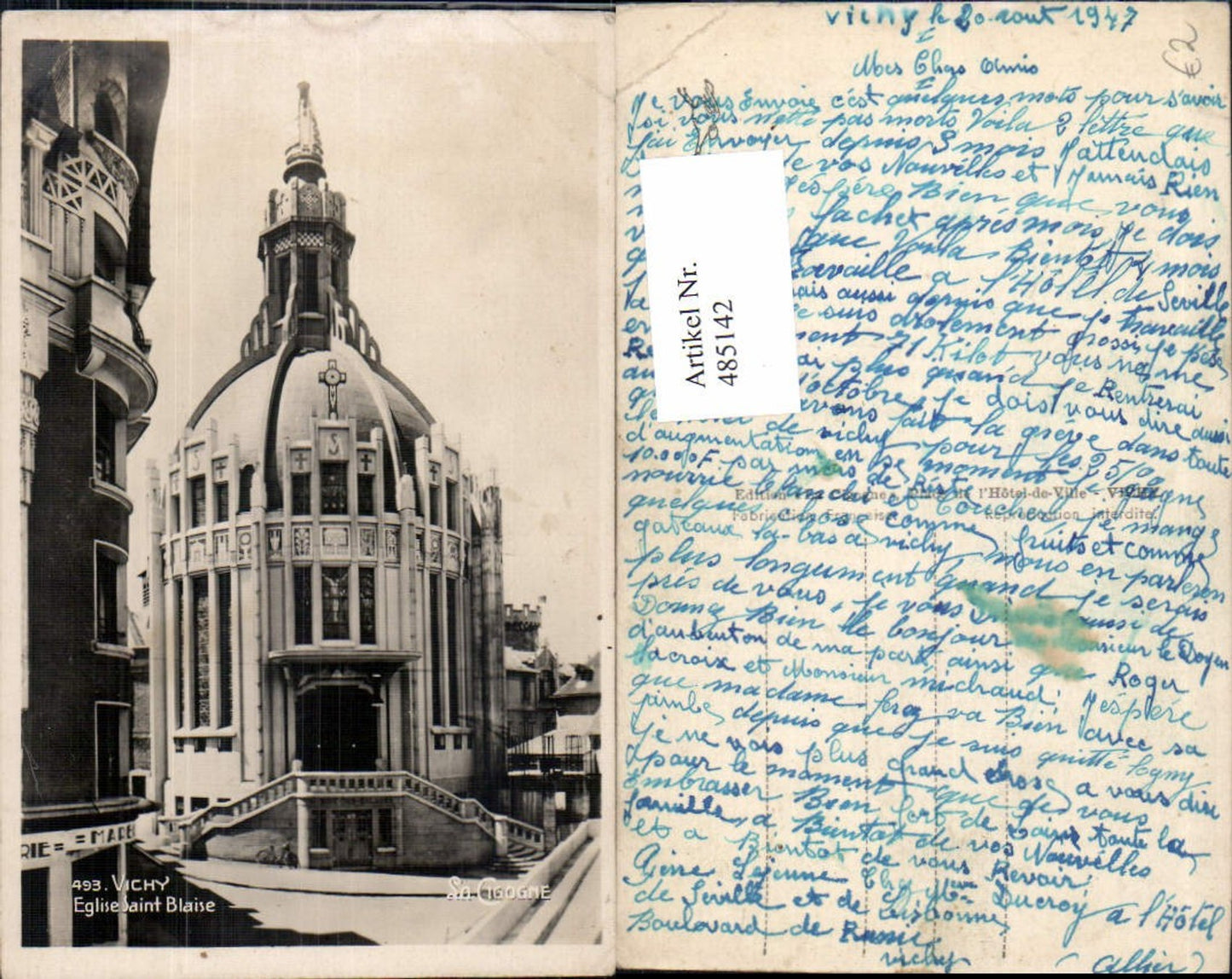485142,Kirche Vichy Eglise Saint Blaise